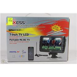NEW AXESS 7-INCH LCD TV W/ATSC/NTSC DIGITAL TUNER,