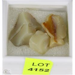 39.92 CT LOT OF 3 NATURAL ROUGH OPALS