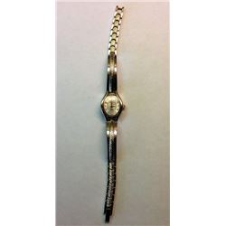 LADIES WALTHAM SILVER & GOLD TONE WATCH