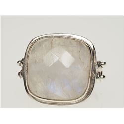 #27-STERLING SILVER MOONSTONE RING