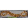 Image 1 : #32-12mm SEASHELL PEARL BRACELET - PEACH