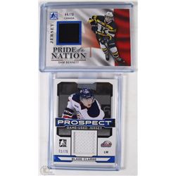 #5-LOT OF 2 HOCKEY COLLECTORS CARDS INCLUDING