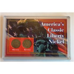 LOT OF 2 US LIBERTY V  NICKLES , 1910 & 1911