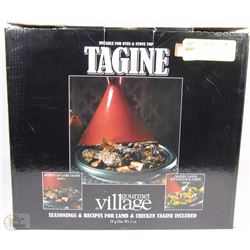 GOURMET VILLAGE TAGINE WITH SEASONINGS AND RECIPES