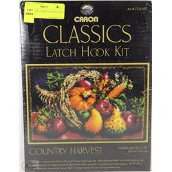 BRAND NEW CARON CLASSIC LATCH HOOK KIT