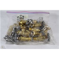 BAG OF 12 PLUMBING TAPS