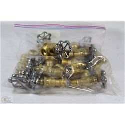 BAG OF 12 PLUMBING TAPS