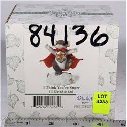 CHARMING TAILS "I THINK YOU'RE SUPER" BY FITZ &