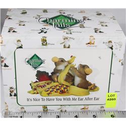 CHARMING TAILS "IT'S NICE TO HAVE YOU WITH ME EAR