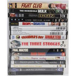 BUNDLE OF 17 DVD MOVIES