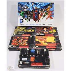 LOT OF SUPER NINTENDO GAMES INCLUDING STARGATE AND