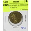 Image 1 : GREAT BRITAIN KING GEORGE THE THIRD 1790 TOKEN