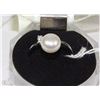 Image 1 : #27-FRESH WATER PEARL &CZ .925 SILVER SIZE 7.75