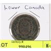 Image 1 : 1837 LOWER CANADA VF HALF PENNY