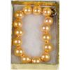 Image 1 : #33-12mm SEASHELL PEARL NECKLACE - PEACH