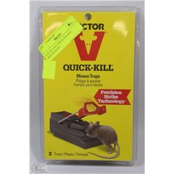 LOT OF 2 VICTOR QUICK KILL MOUSETRAPS