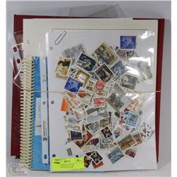 LOT OF CANADIAN STAMP CATALOGUE AND STAMP