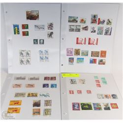 SHEETS OF VARIOUS INTERNATIONAL STAMPS