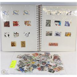 ESTATE ALBUM OF STAMPS COMMEMORATIVES AND