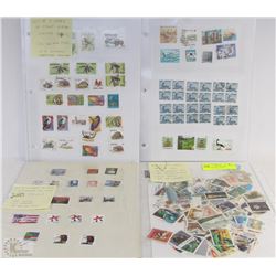 BAG OF ASSORTED STAMPS INCLUDING CANADIAN
