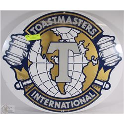 VINTAGE TOASTMASTERS INTERNATIONAL SIGN