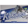 Image 1 : METAL KOKANEE GLACIER BEER SIGN - 19" X 30"