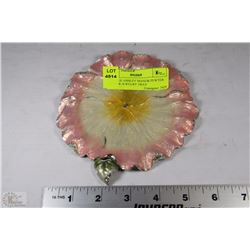 VINTAGE ASHLEY MANOR PEWTER FLOWER JEWELRY TRAY