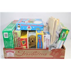 BOX WITH PUZZLES
