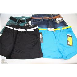 ASSORTMENT OF FOUR GIRLS SHORTS - SIZE 10