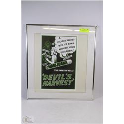 Matte Paper Print 1942 Devil's Harvest Vintage Marijuana Movie Poster Reprint - 18x24 Inches, Matte Paper 1942 Devil's Harvest Vintage Marijuana Movie Poster - 18x24 - Foto 5