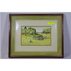 SPRING ON THE HOMESTEAD "EVE LAHEY 1977"