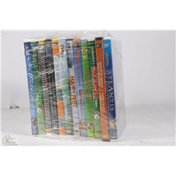 BUNDLE OF 12 CHILDRENS DVD'S