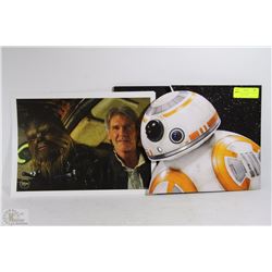ENVELOPE WITH DISNEY STAMPED STAR WARS PICTURES