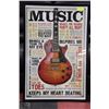 Image 1 : FRAMED MUSIC POSTER