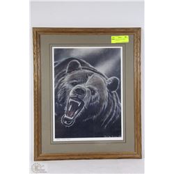 BEAR PRINT BY SLILO SAGER - NUMBER 13/1000