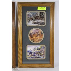 COLLECTION OF THREE DEER PRINTS