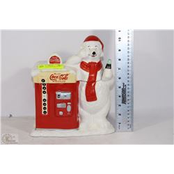 COCA COLA POLAR BEAR COOKIE JAR