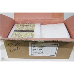 CASE OF TEN 2-PIECE KING SIZE PILLOW CASES