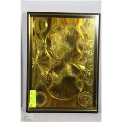 HANDCRAFTED BRASS ETCHING WITH UNIQUE OXIDATION