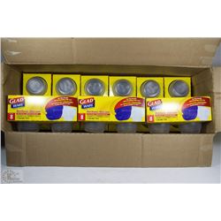 CASE OF NINE NEW GLADWARE CONTAINER PACKS