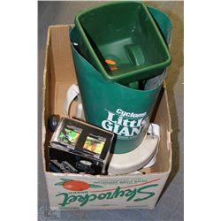 LOT OF GARDENING ITEMS, FERTILIZERS, 2IN1 MOTION