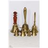 Image 1 : FLAT OF BRASS BELLS