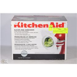 KITCHEN AID SLICER & SHREDDER STAND MIXER  ATTACHMENT