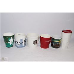 FLAT OF STARBUCKS MUGS