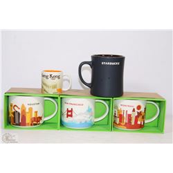 FLAT OF STARBUCKS MUGS