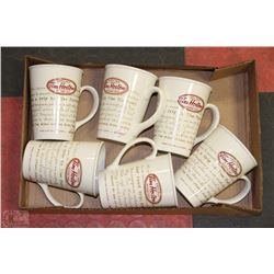FLAT OF TIM HORTONS MUGS