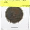 Image 1 : O) LOWER CANADA 1852 HALF PENNY COIN