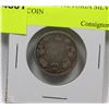 Image 1 : I) CANADIAN 1900 VICTORIA SILVER 25 CENT COIN