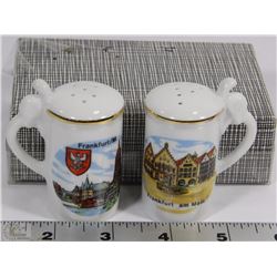 PAIR OF SALT & PEPPER SHAKERS - MADE IN GERMANY