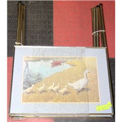 SET OF FOUR TV TRAYS